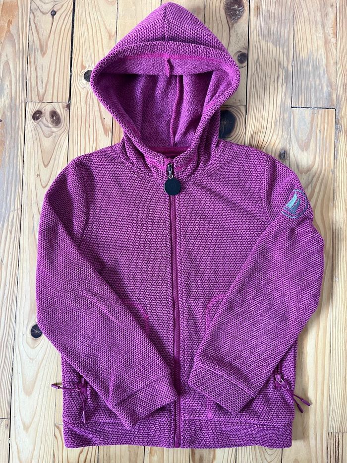 Polaire rose Mousqueton 6 ans