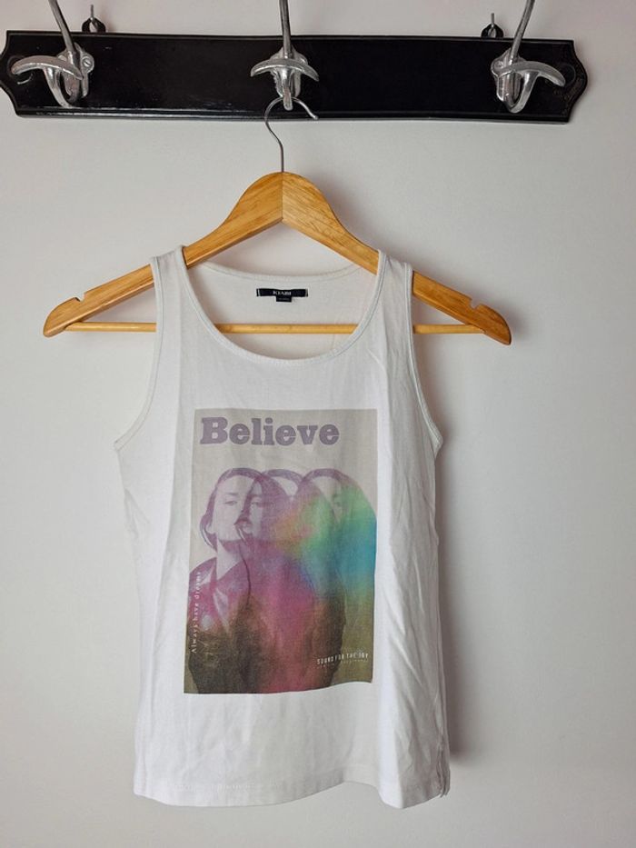 Lot de 6 debardeurs/ tee shirts fille 10 ans - photo numéro 2