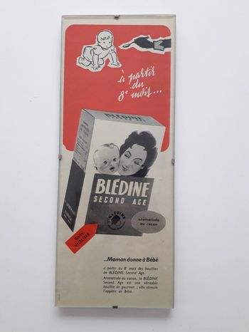Cadre pub vintage bébé