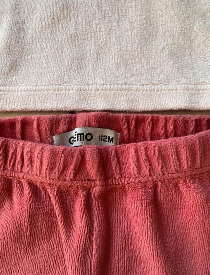 Pyjama fille 2 pièces velours Gemo 12 mois - photo numéro 6