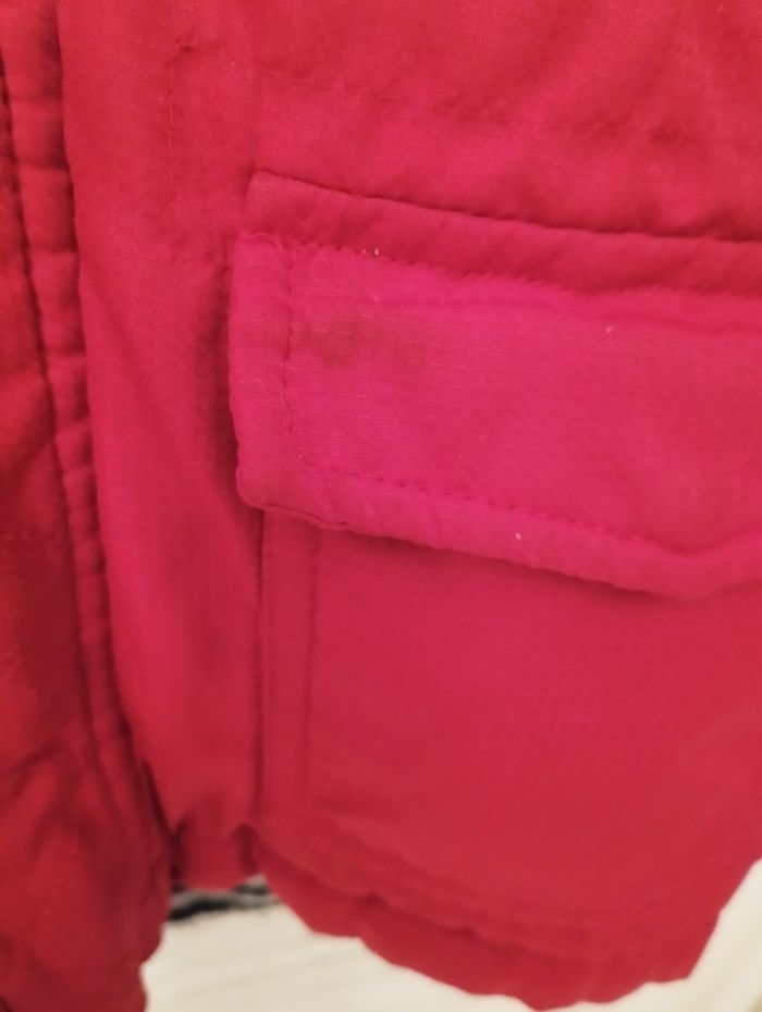 Manteau d'hiver rouge foncé Lulu - photo numéro 8