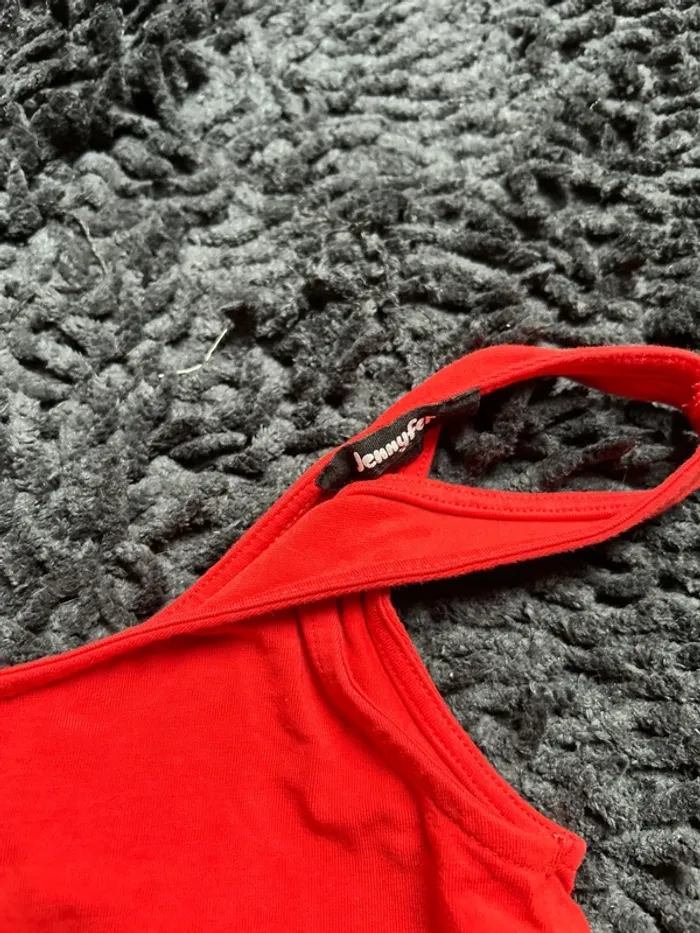 Brassière/haut rouge sport femme - photo numéro 2