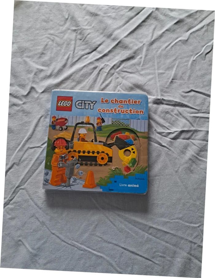Lego city livre animé Le chantier de construction