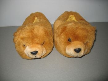 CHAUSSONS OURS MARRON CLAIR GARÇON - P23 - n°01
