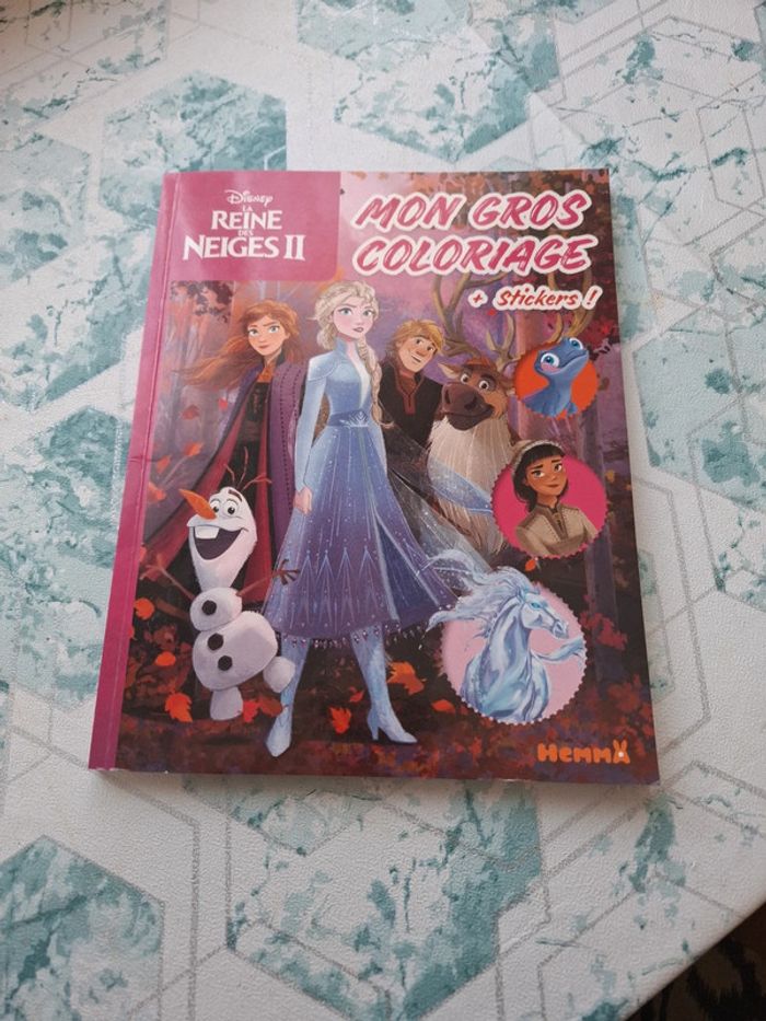 Gros livre a coloriage