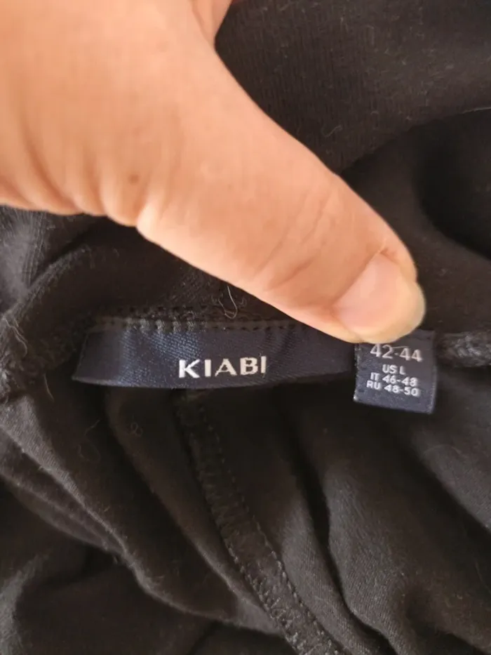 3 leggings de grossesse noir blanc et marine- T42/44 - L -Kiabi - photo numéro 3
