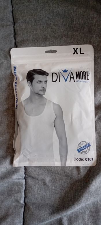 Débardeur noir pour homme