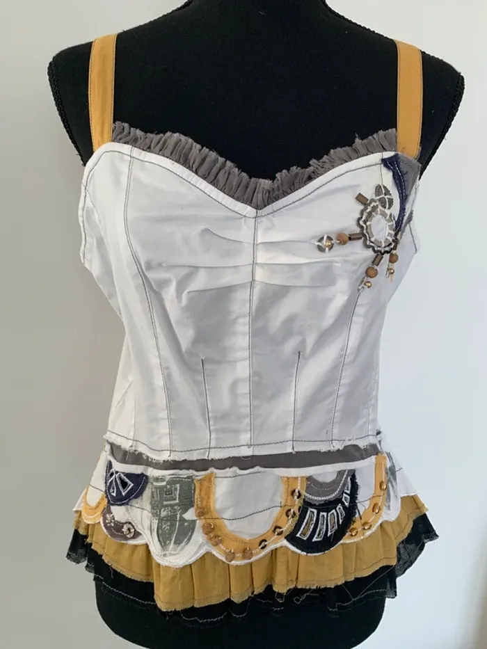 Magnifique bustier + tunique Leslie 40/42 - photo numéro 7