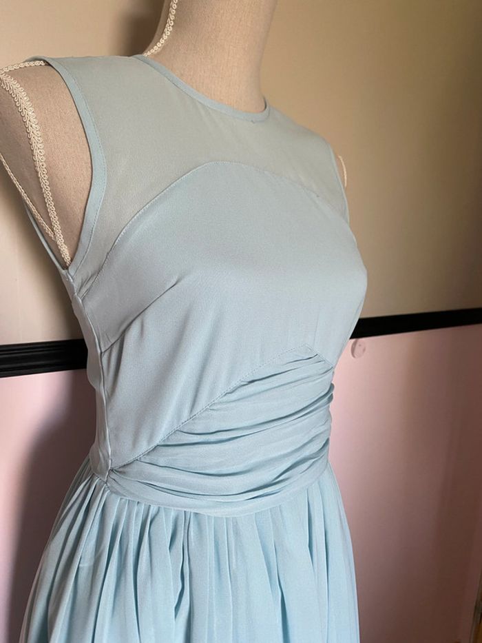 Robe de cérémonie bleu ciel - photo numéro 2