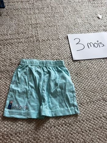 Short léger 3 mois