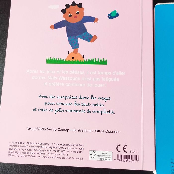 Lot 2 livres Wassoumi neuf Albin Michel Jeunesse - photo numéro 4