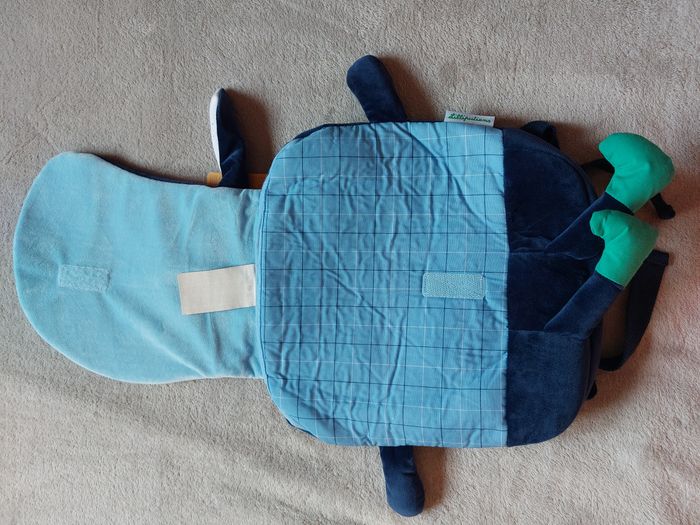 Petit sac à dos enfant Lilliputiens Ignace l'âne bleu - photo numéro 5