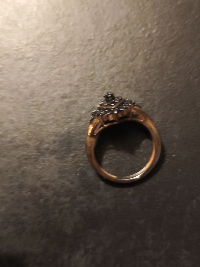 Bague diamants noirs - photo numéro 3