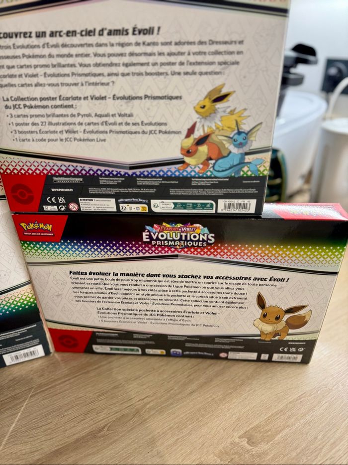 [NEUF] Lot de coffret Pokémon EV8.5, accessoires, poster, classeur - photo numéro 8