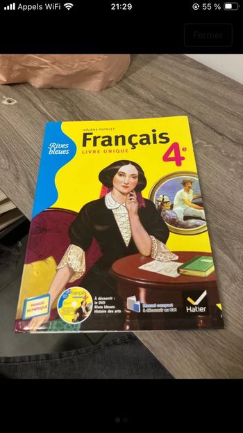 Français 4e Livre Unique