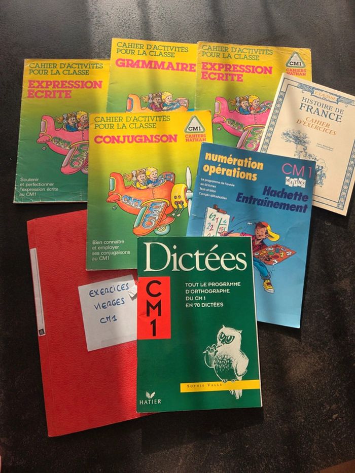 Manuels, exercices de révision cm1