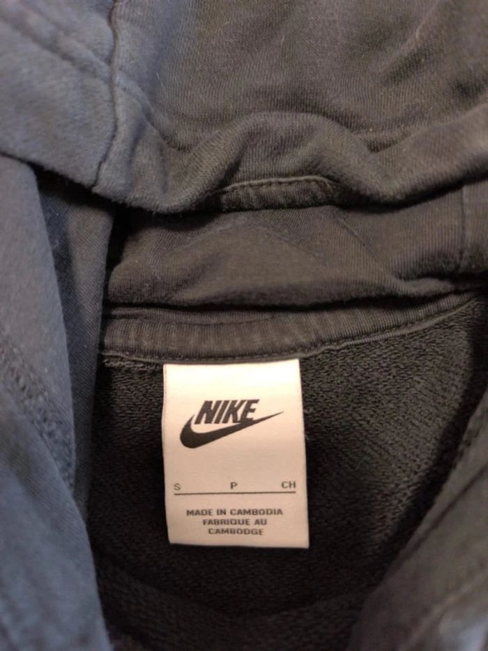 Sweat à capuche Nike - Noir - Logo brodé - Taille S - photo numéro 5