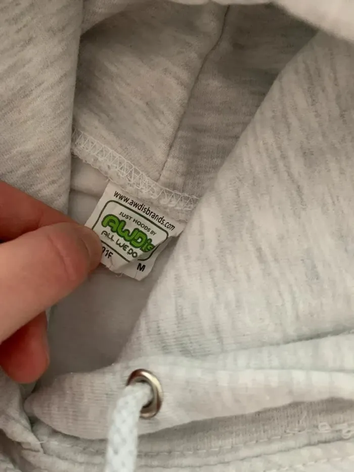Sweat à capuche gris clair basique – très bon état, taille M - photo numéro 9