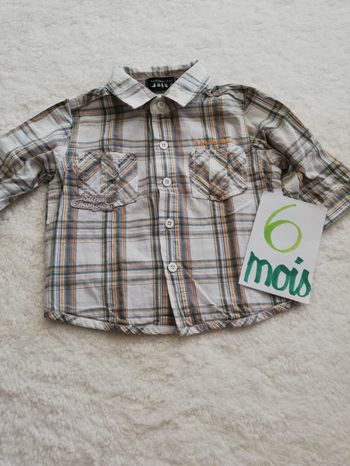 Chemise à carreaux garçon 6 mois tout compte fait