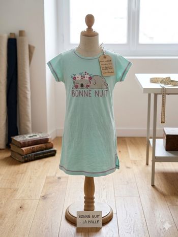 ​🐨 Douce Chemise de Nuit "Koala" – La Halle – 7/8 Ans