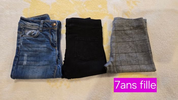 Lot pantalons 7ans