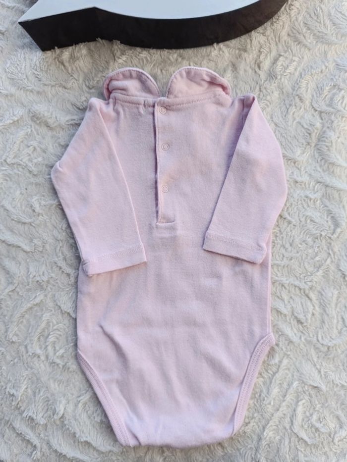 Body manches longues avec col Fille 3 mois Bout'chou 100% coton - photo numéro 7