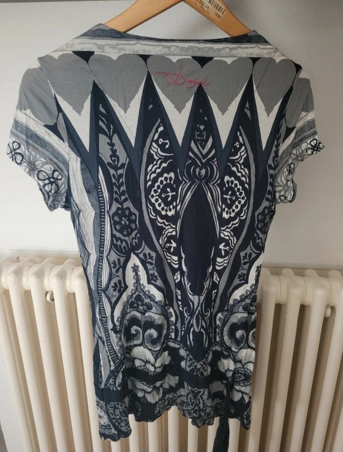 Tee-shirt tunique desigual taille M - photo numéro 4