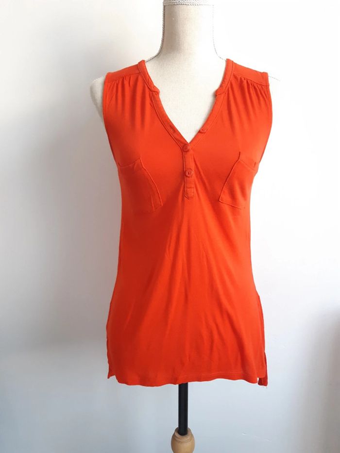 Débardeur rouge Kiabi T36