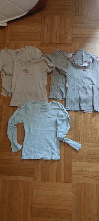 T shirts petit bateau en 4 ans