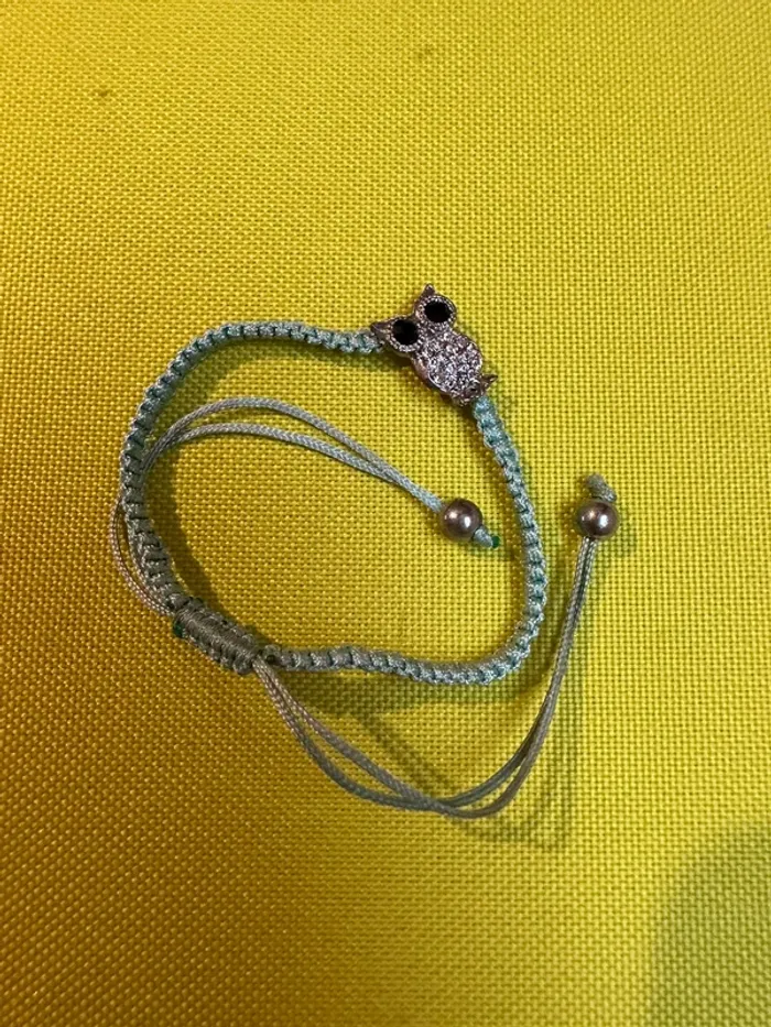 Bracelet hiboux turquoise