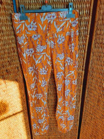 Legging jaune orangé L