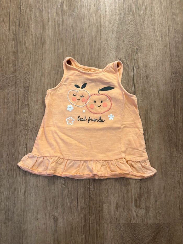 Tee shirt à bretelles