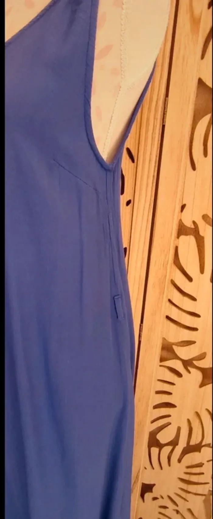 Robe midi Bleu roi T38 Kiabi - photo numéro 5
