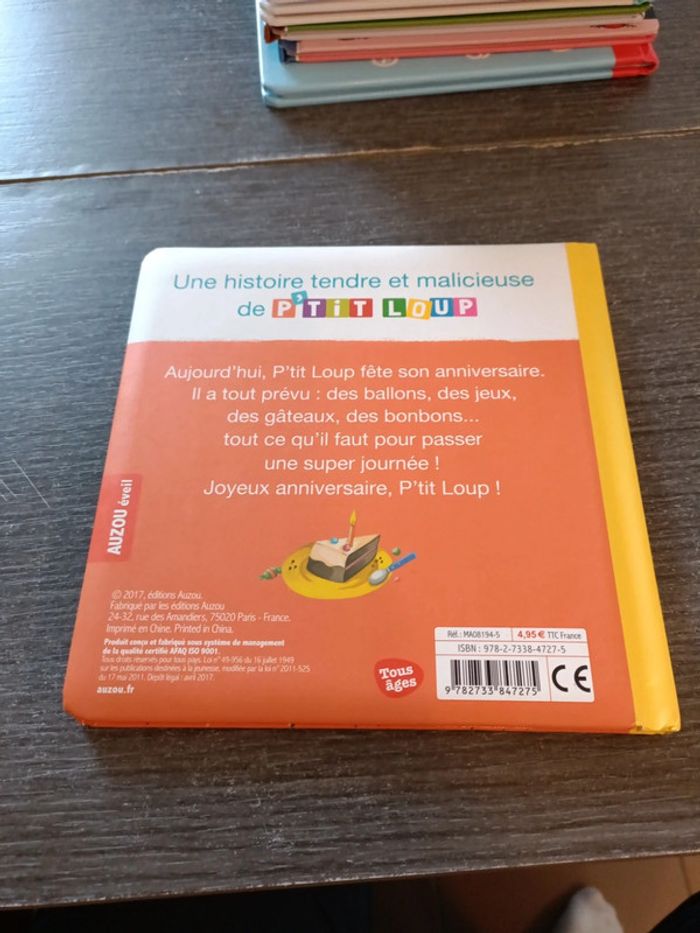 Livre p'tit loup fête son anniversaire - photo numéro 3