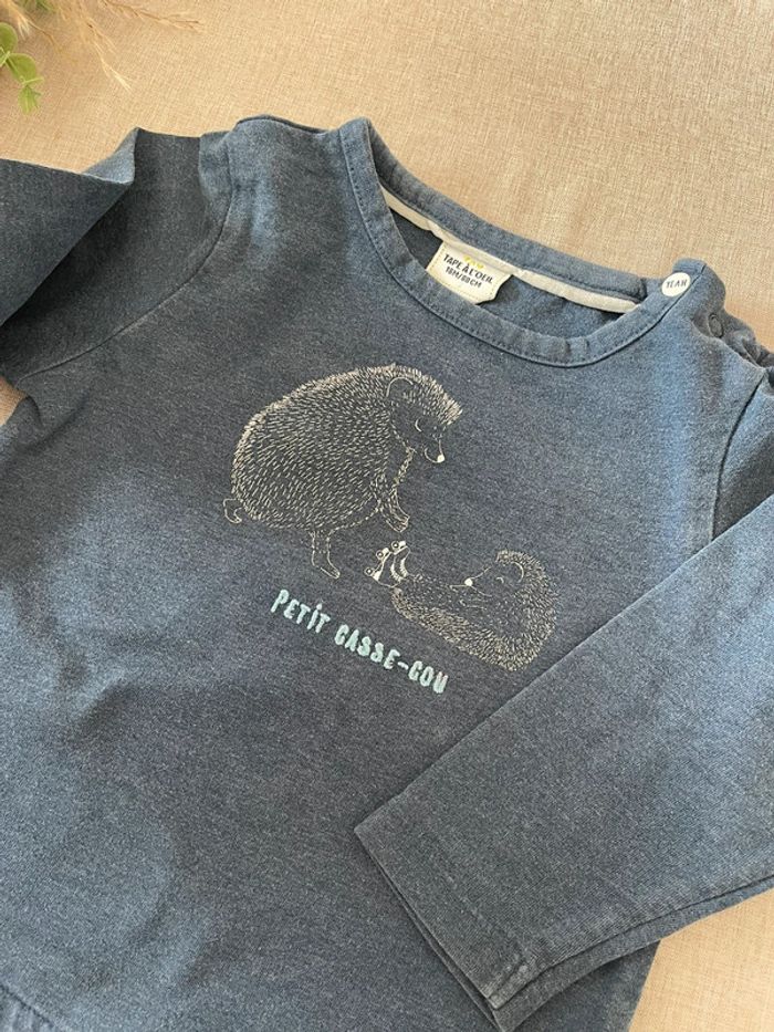 Tee-shirt manches longues 18 mois - Garçon - photo numéro 2