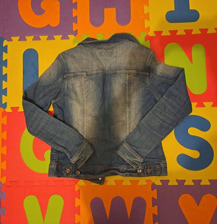 Veste jean bleu, la redoute, taille L (40) - photo numéro 2