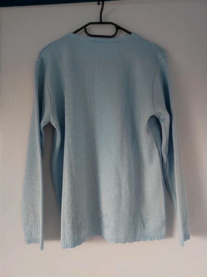 Haut manches longues bleu ciel taille M - photo numéro 2