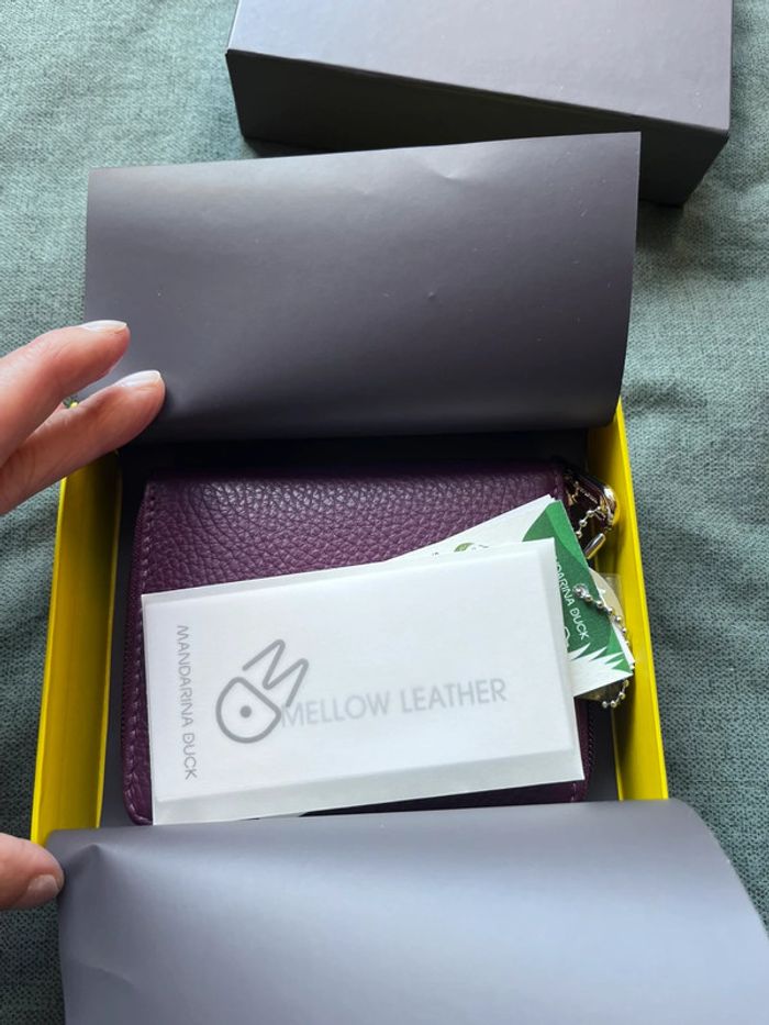 Portefeuille Mellow Leather Wallet Mandarina Duck - photo numéro 12