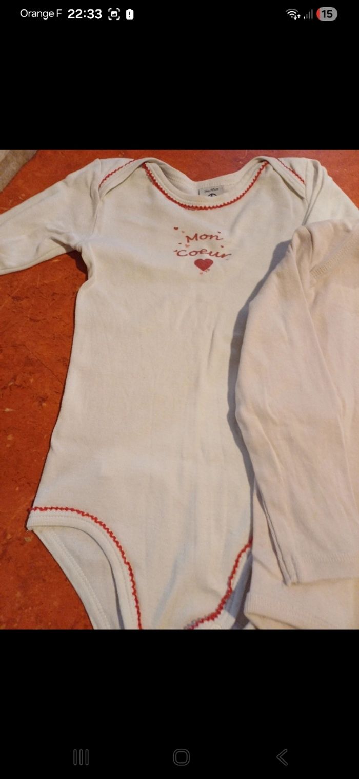 Lot de 2 bodies fille taille 36 mois - photo numéro 3
