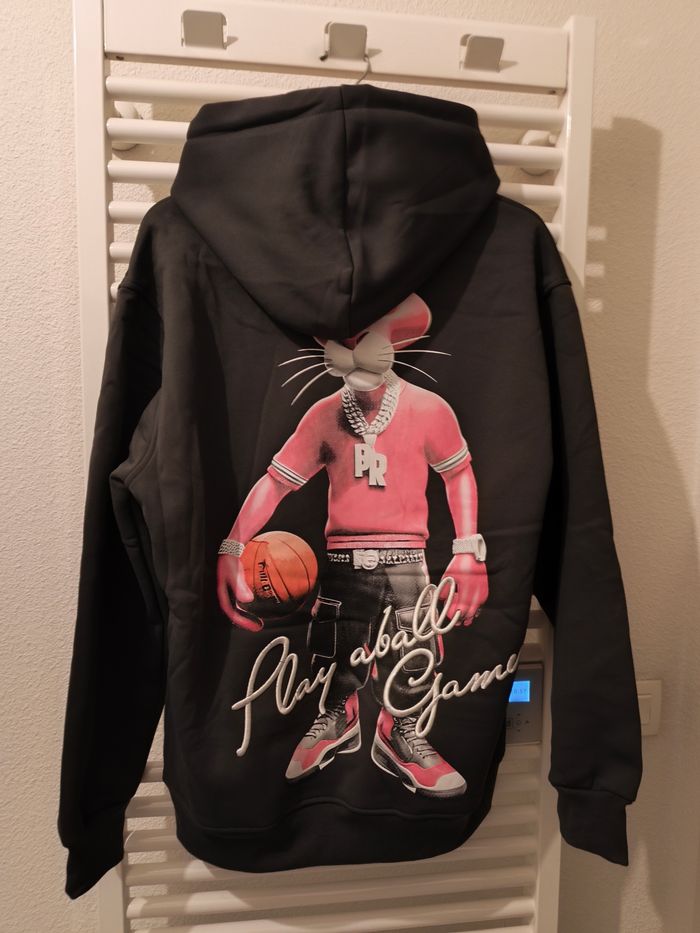 Pull Homme OU Femme Avec Capuche 100% Coton De Marque Paname Panthère Rose Taille L Jamais Porté NEUF