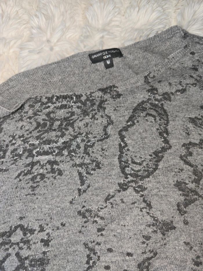 Pull gris - photo numéro 3