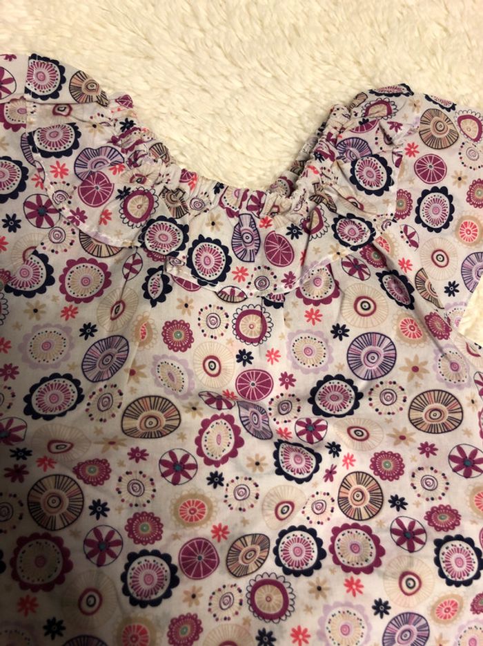 Ensemble Blouse legging parme 12m - photo numéro 3