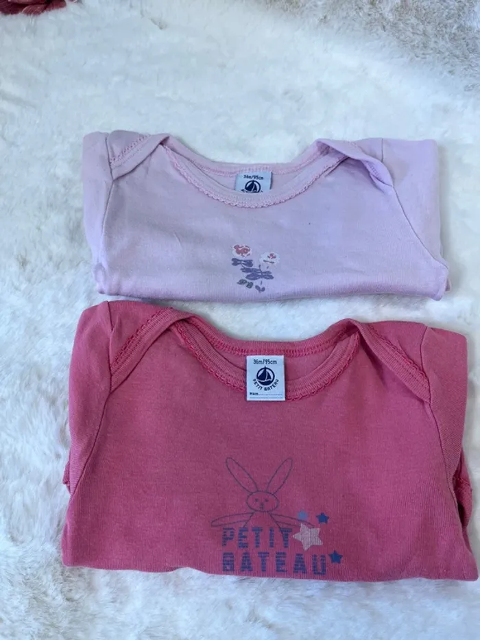Lot 2 bodies taille 36 mois petit bateau - photo numéro 9
