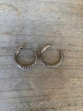 Créoles en acier inoxydable