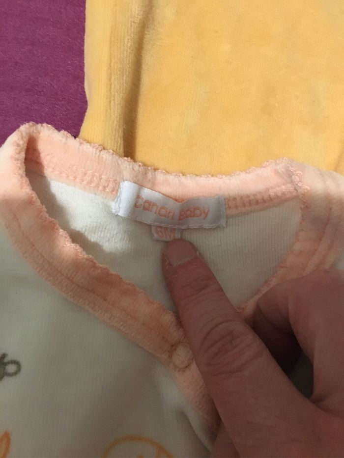 Lot de 4 pyjamas hiver fille 6mois - photo numéro 4