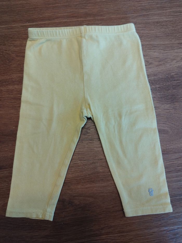 Legging jaune Obaïbi 12 mois