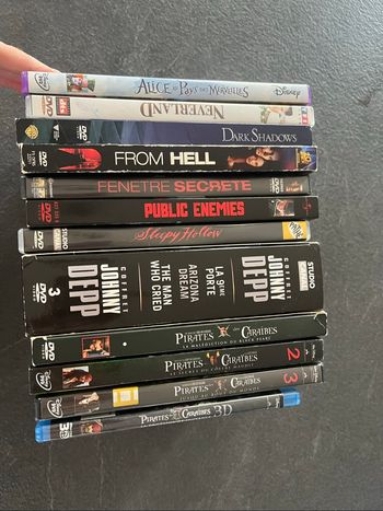 Lot DVD films JOHNNY DEEP