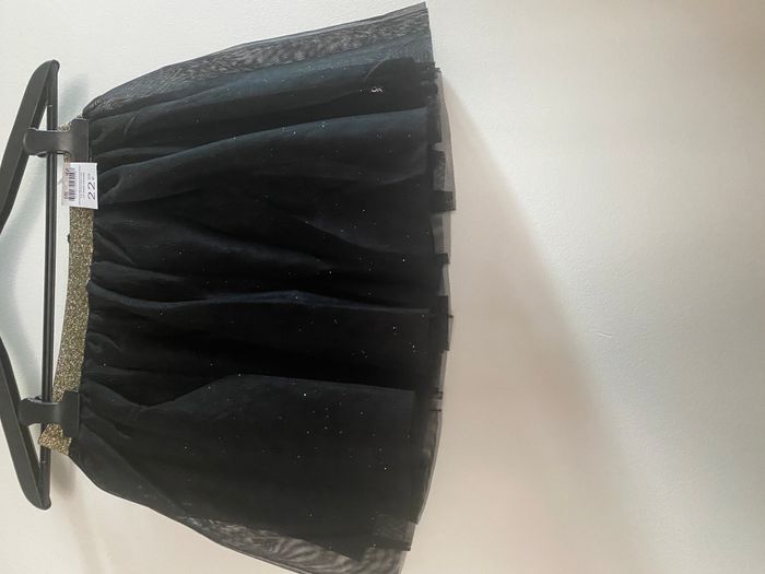 Belle jupe tulle noir et doré Okaidi taille 10 ans Neuf Okaïdi