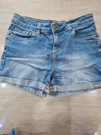 Short en jean fille T 13 ans