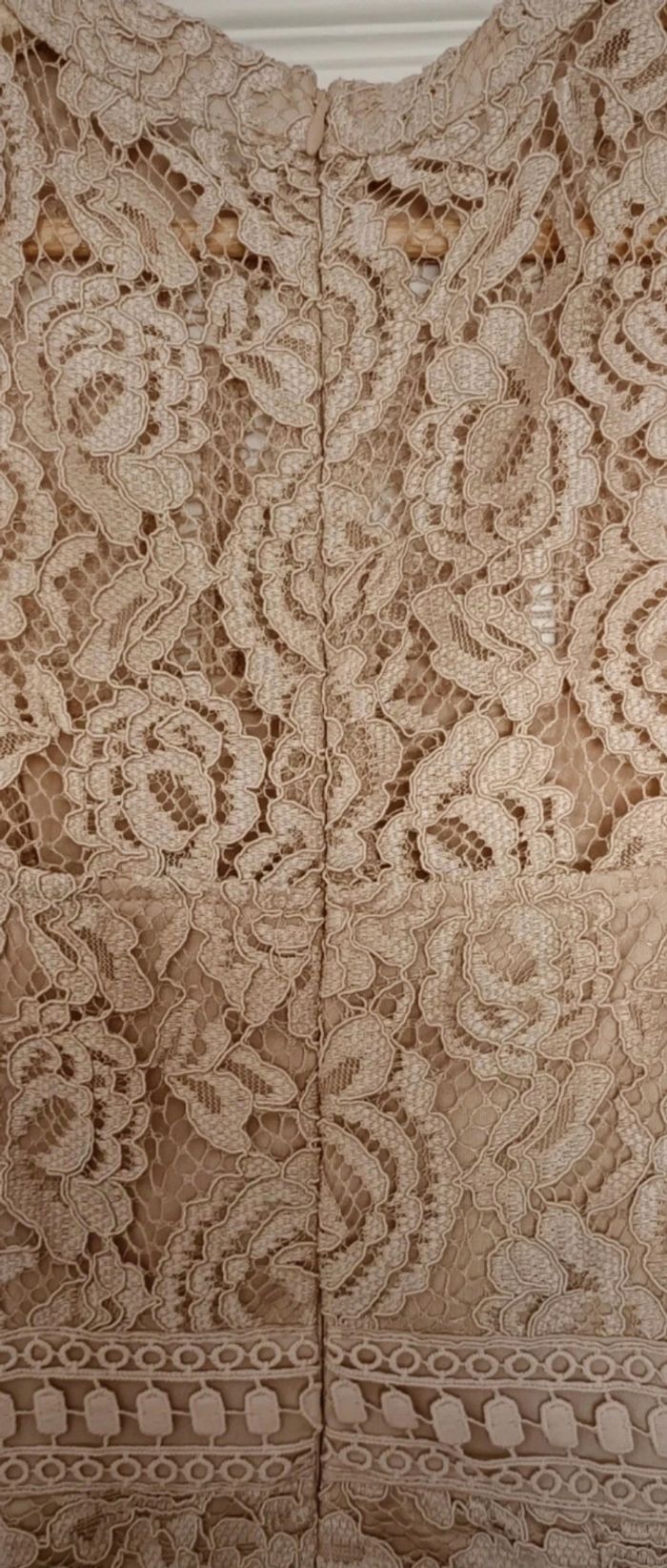 Robe Courte Sans Manches Beige/Rosé Boohoo Femme - photo numéro 3